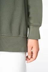 Sudadera ecorresponsable de cuello redondo French Terry unisex