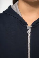 Sudadera capucha y cremallera niños