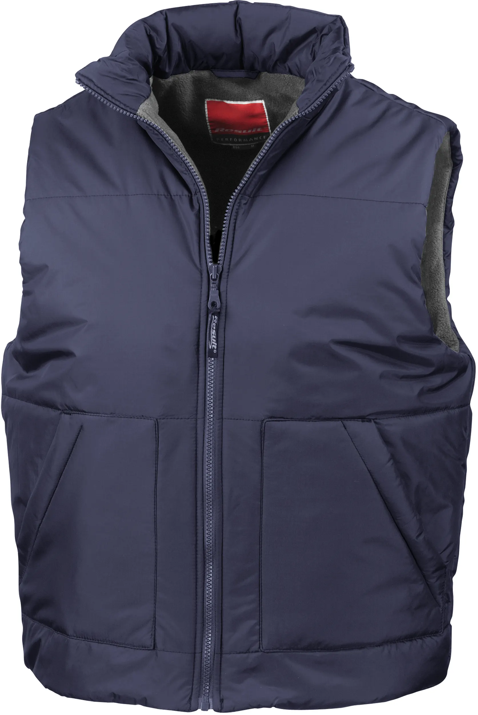Chaleco acolchado con forro polar