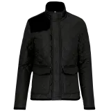 Chaqueta acolchada rombos hombre