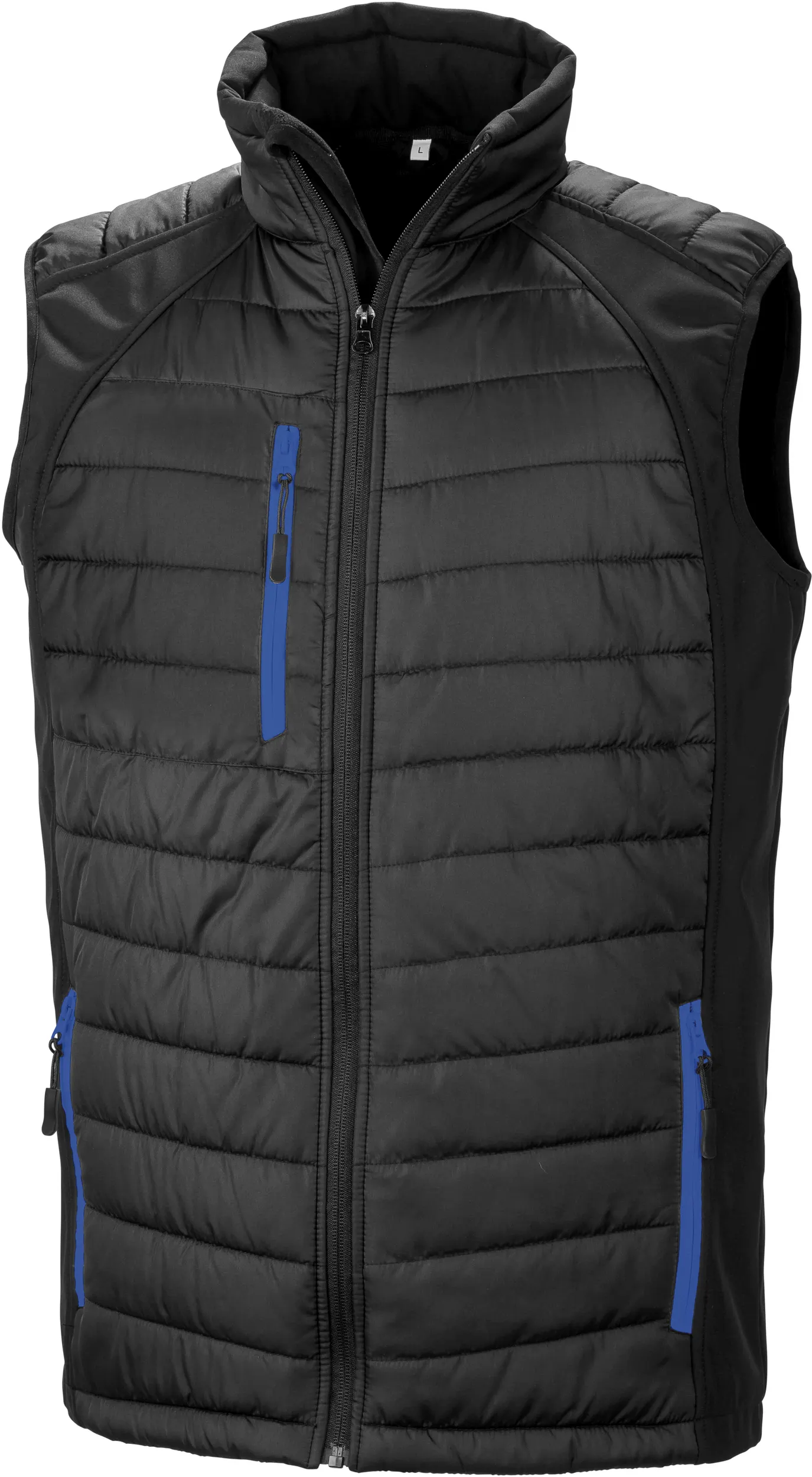 Chaleco Softshell Black Compass acolchado reciclado