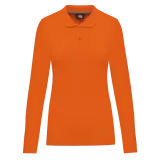 Polo Antibacteriano manga larga mujer