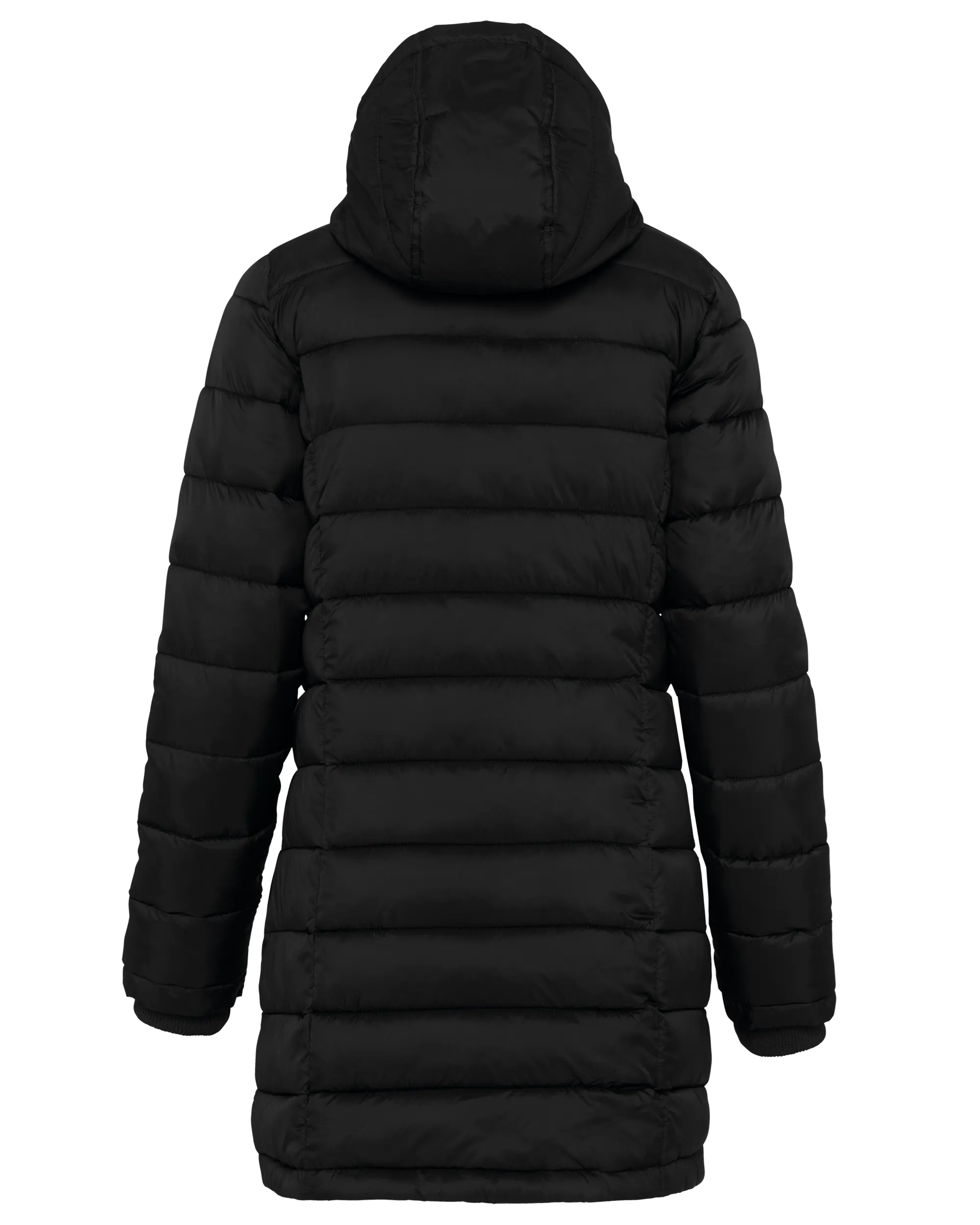 Parka ligera acolchada con capucha para mujer