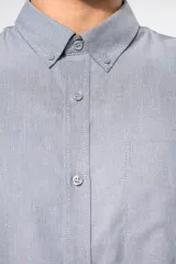 Camisa oxford manga corta hombre