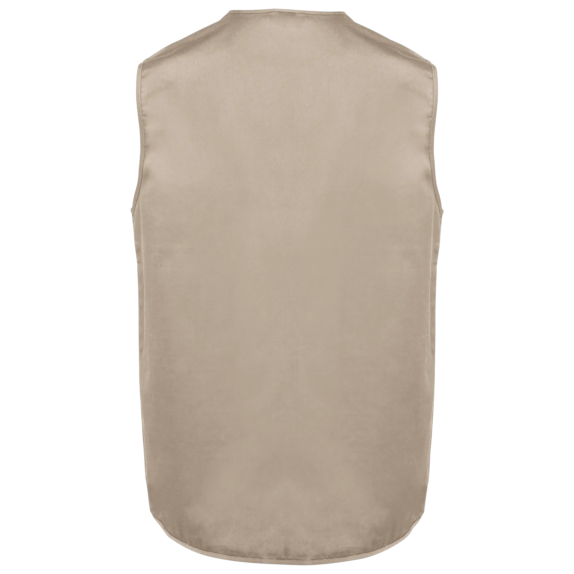 Chaleco polialgodón multibolsillos con forro - Unisex
