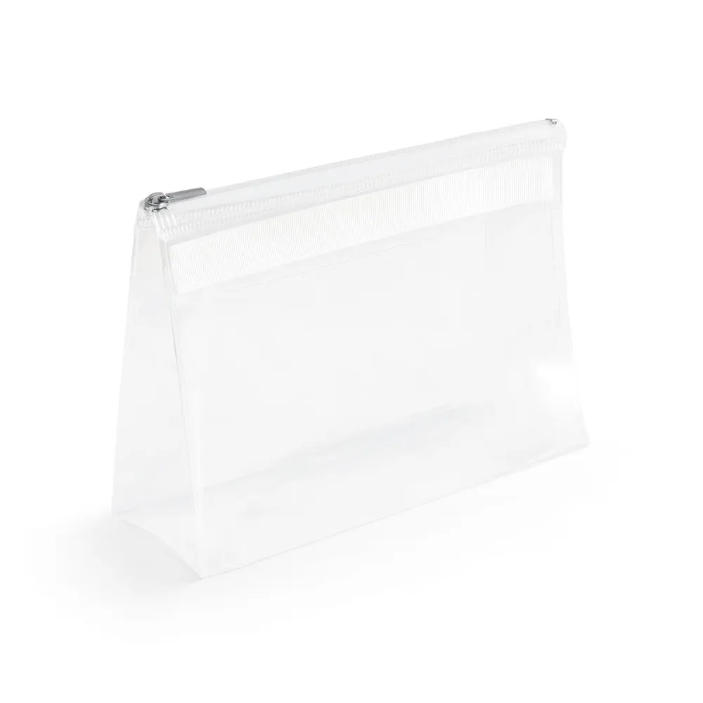 CHASTAIN. Neceser transparente en EVA con cremallera