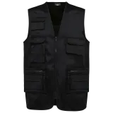 Chaleco polialgodón multibolsillos con forro - Unisex