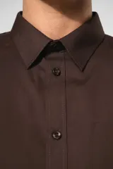 Camisa popelina de polialgodón de fácil cuidado hombre