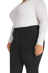 Pantalones de tiro medio mujer