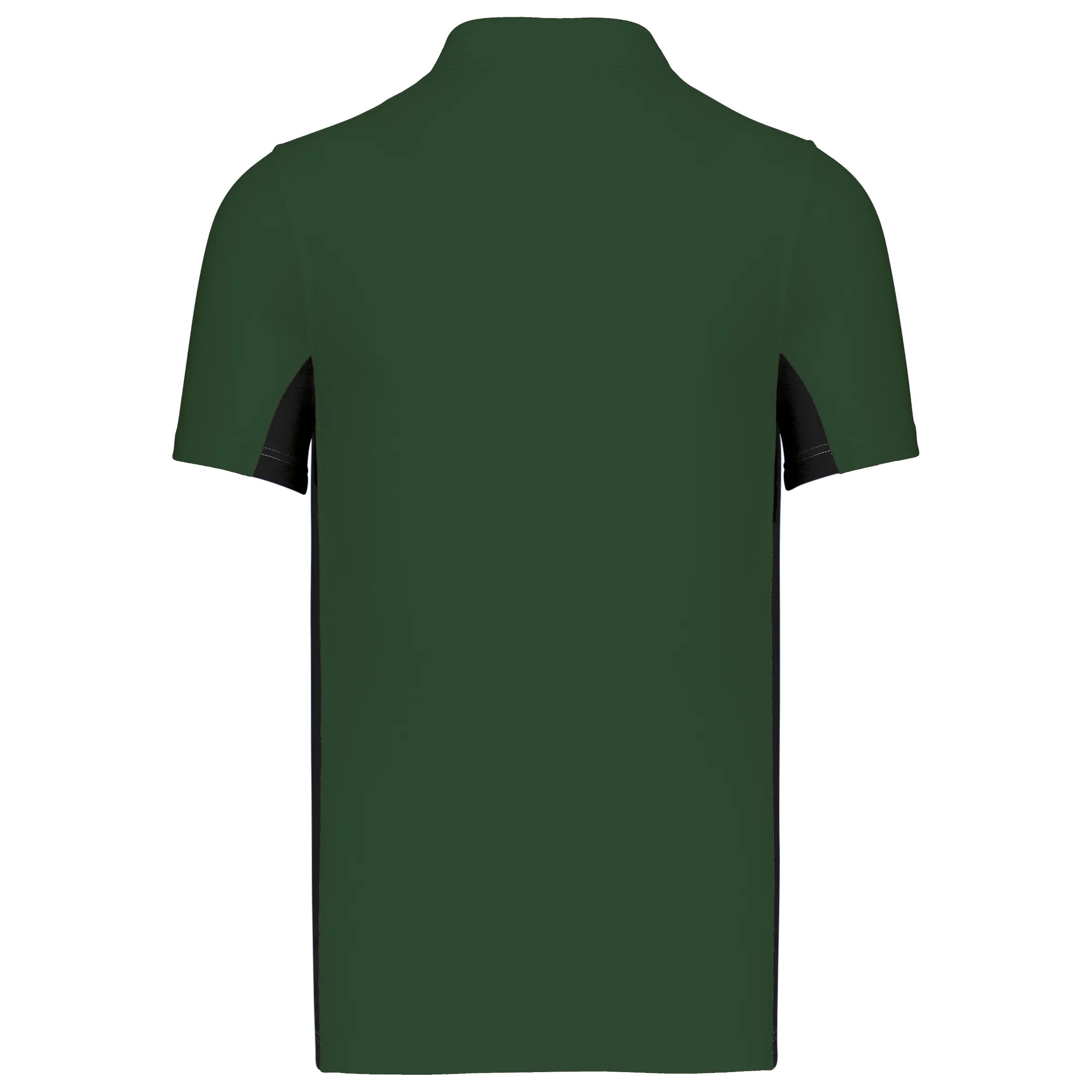 Polo de punto piqué manga corta bicolor hombre