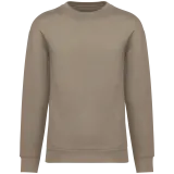 Sudadera ecorresponsable cuello redondo y hombros caídos felpa perchada unisex