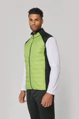 Chaleco deportivo bimaterial unisex
