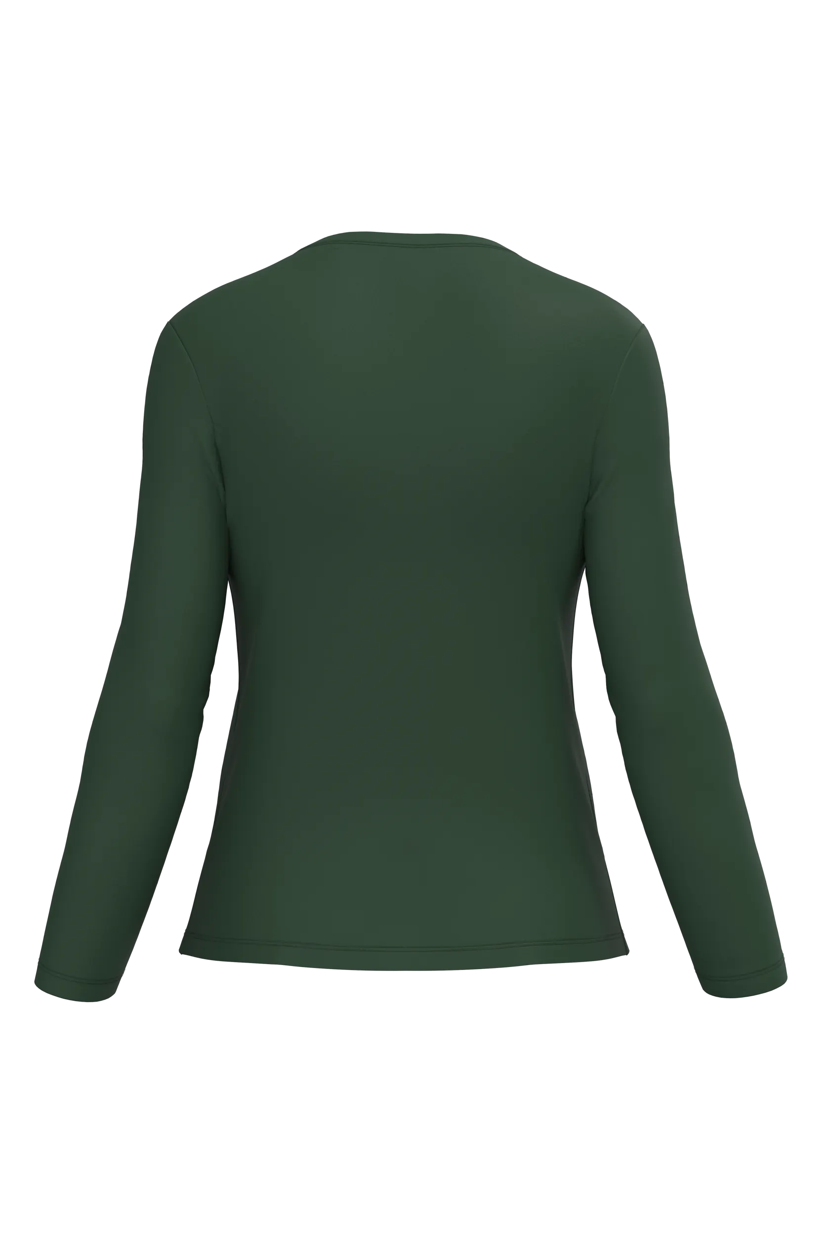 Camiseta manga larga y cuello redondo mujer