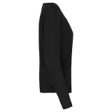 Blusa crepe manga larga mujer