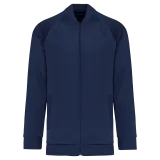 Chaqueta de deporte con cremallera y ribete - Unisex