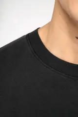 Camiseta ecorrersponsable oversize efecto lavado hombre