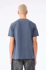 Camiseta de efecto lavado gruesa unisex