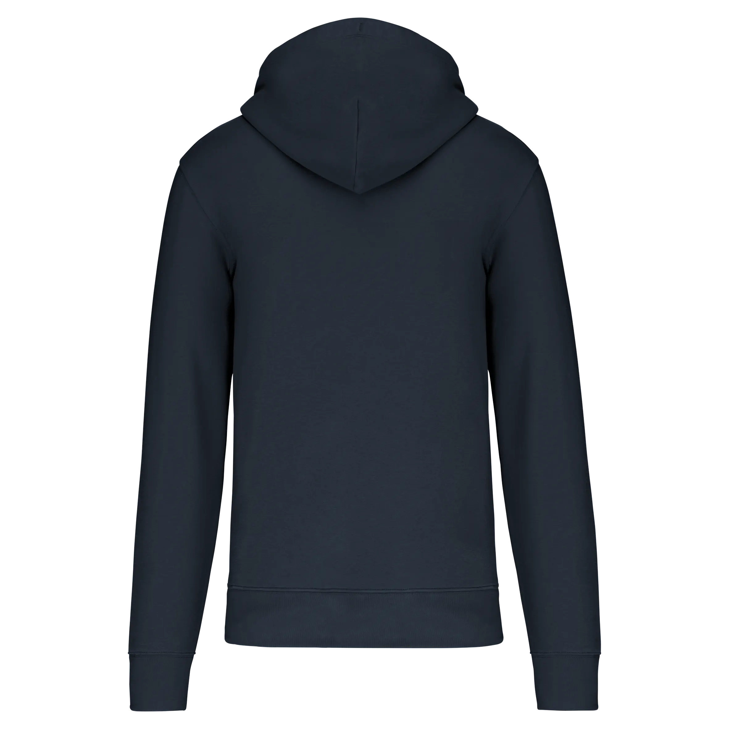 Sudadera con capucha y cremallera ecorresponsable hombre