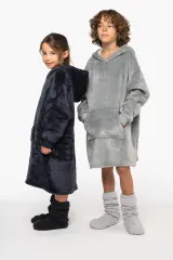 Poncho tipo manta infantil