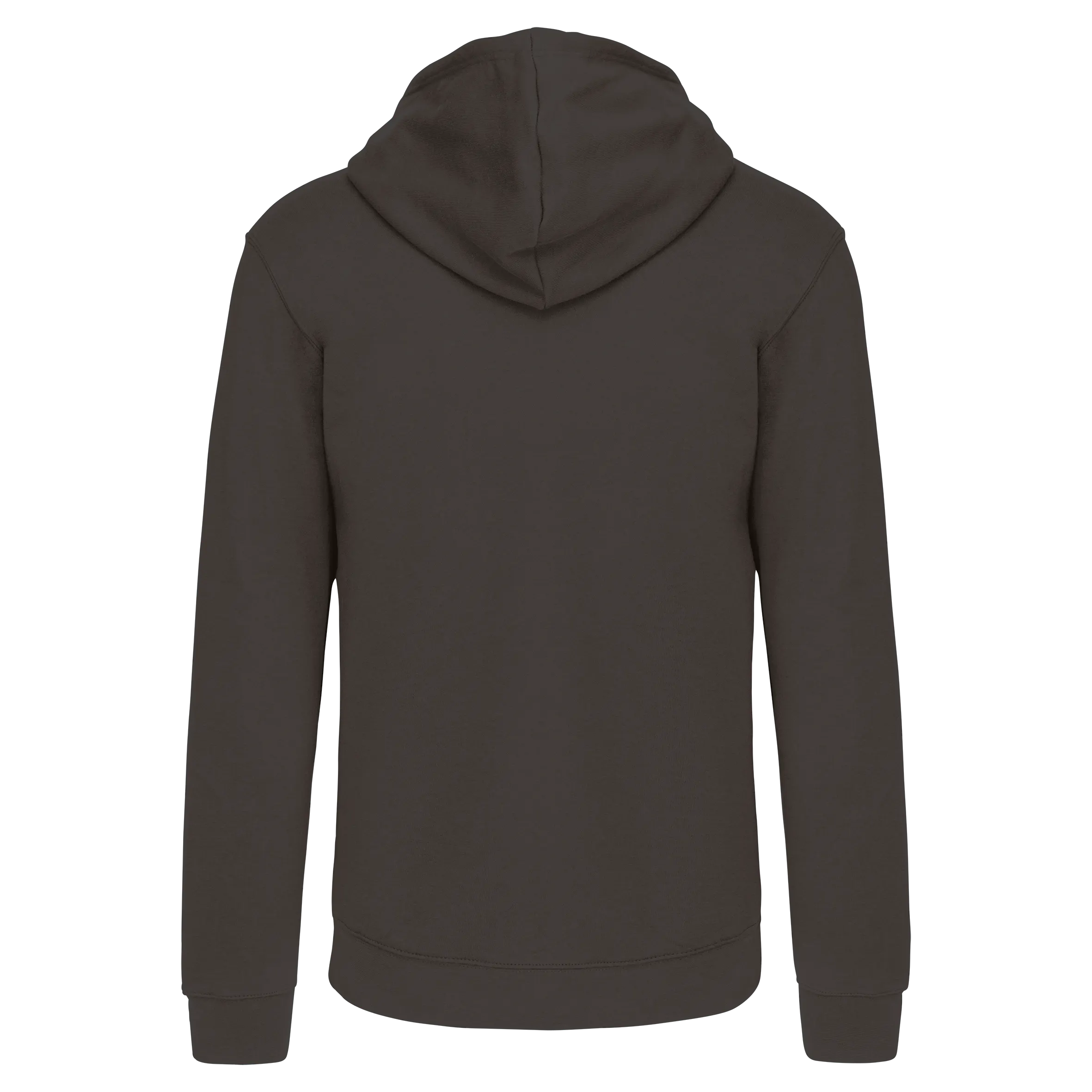 Sudadera capucha y cremallera contrastada
