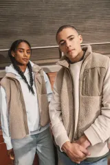 Chaleco ecorresponsable de sherpa unisex