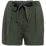 Shorts ecorresponsables de Lyocell y efecto lavado mujer