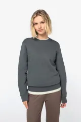 Sudadera ecorresponsable de cuello redondo unisex