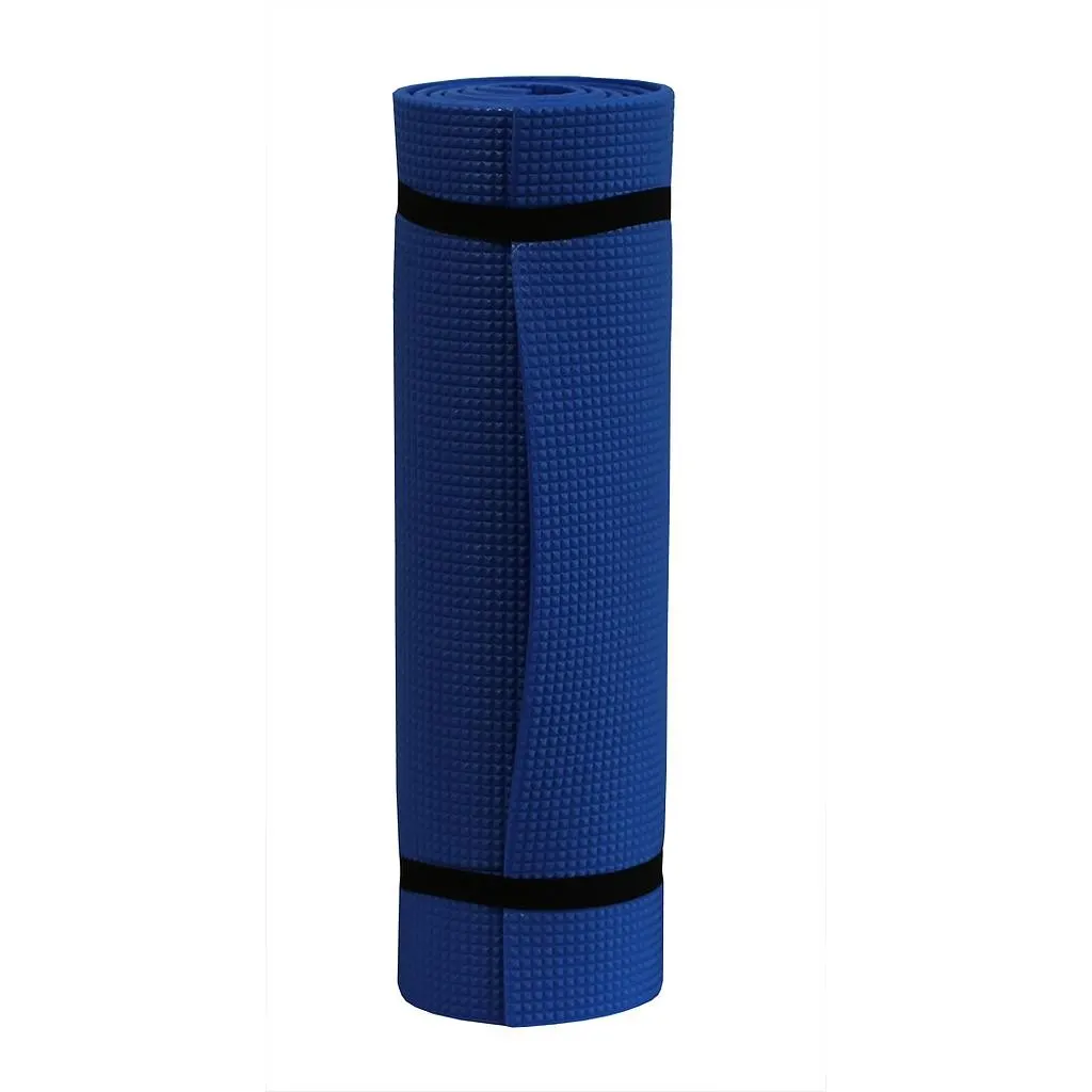 COLCHONETA CAMPING MONOCOLOR AZUL