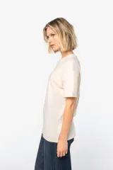Camiseta ecorresponsable de hombros caídos unisex