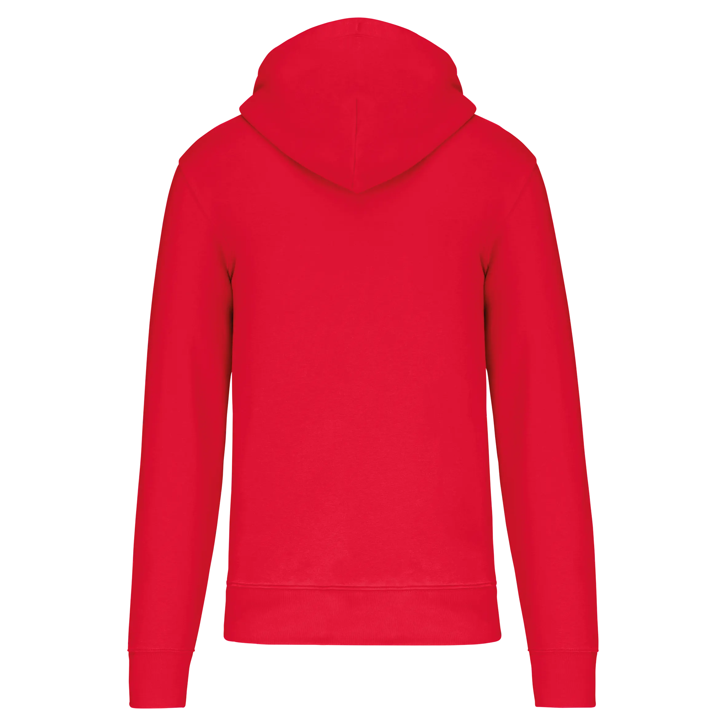 Sudadera con capucha y cremallera ecorresponsable hombre