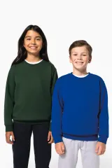 Sudadera cuello redondo infantil