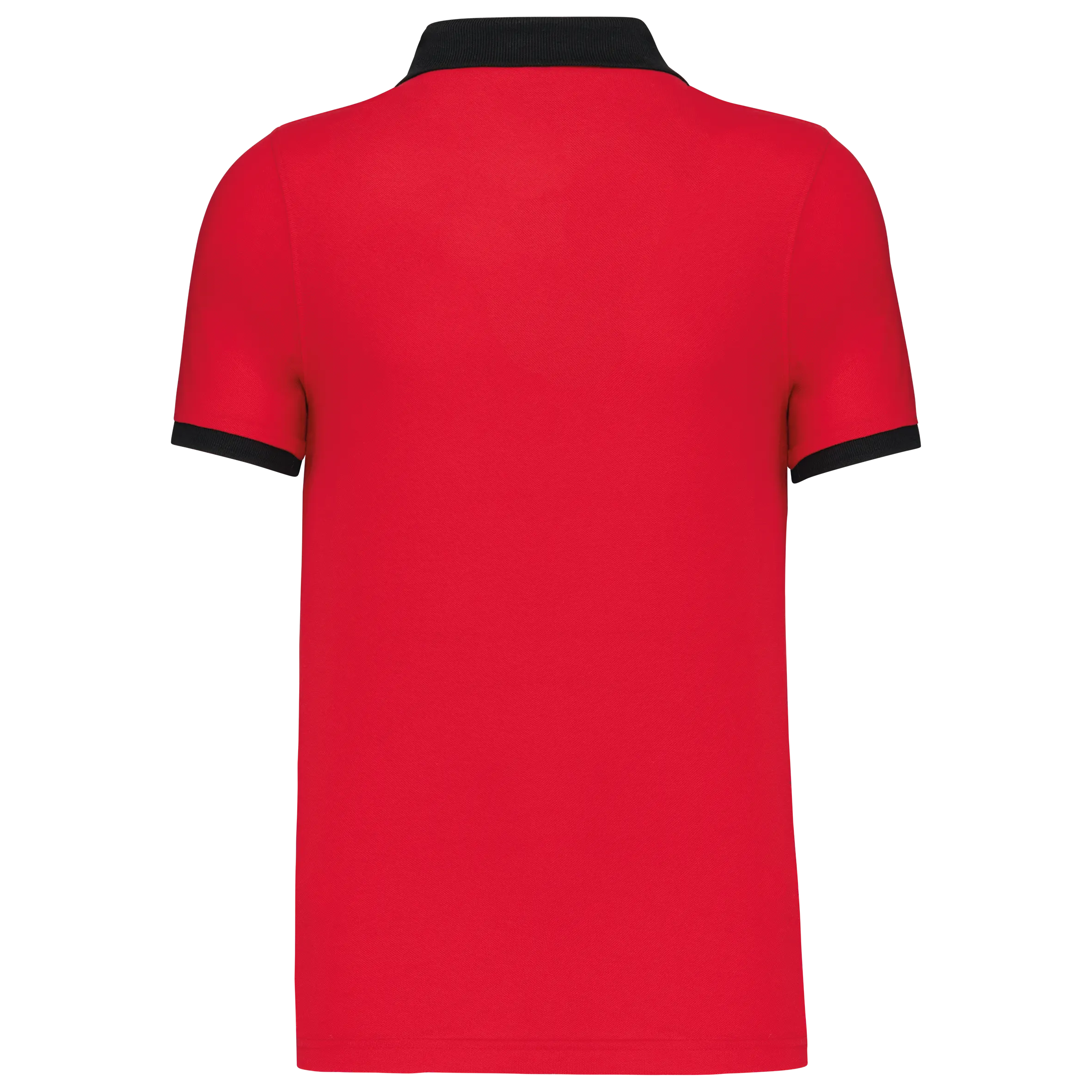 Polo piqué bicolor hombre
