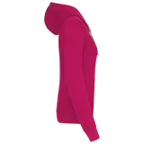 Sudadera capucha contrastada mujer