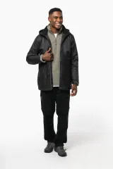 Chaqueta con capucha y forro de micropolar - Unisex