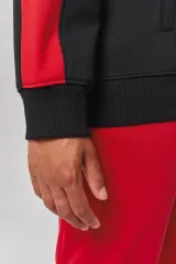 Sudadera de equipo bicolor con capucha unisex