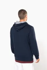 Sudadera con capucha de forro contrastado - Unisex
