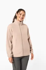Chaqueta polar ajustable con puños elásticos