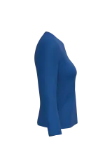 Camiseta manga larga y cuello redondo mujer