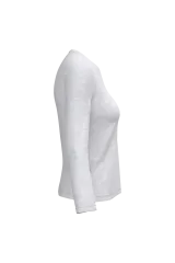 Camiseta manga larga y cuello redondo mujer