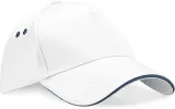 Gorra Ultimate - 5 paneles con sándwich contrastado