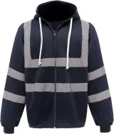 Sudadera cremallera y capucha