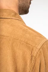 Sobrecamisa ecorresponsable efecto lavado de pana hombre