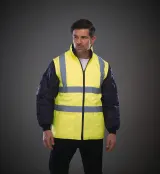Chaqueta Alta Visibilidad acolchada mangas extraíbles