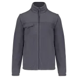 Chaqueta polar con mangas amovibles hombre