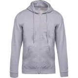 Sudadera capucha y cremallera unisex