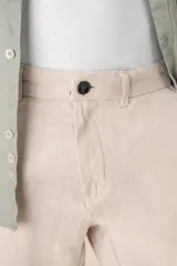 Pantalón lino hombre