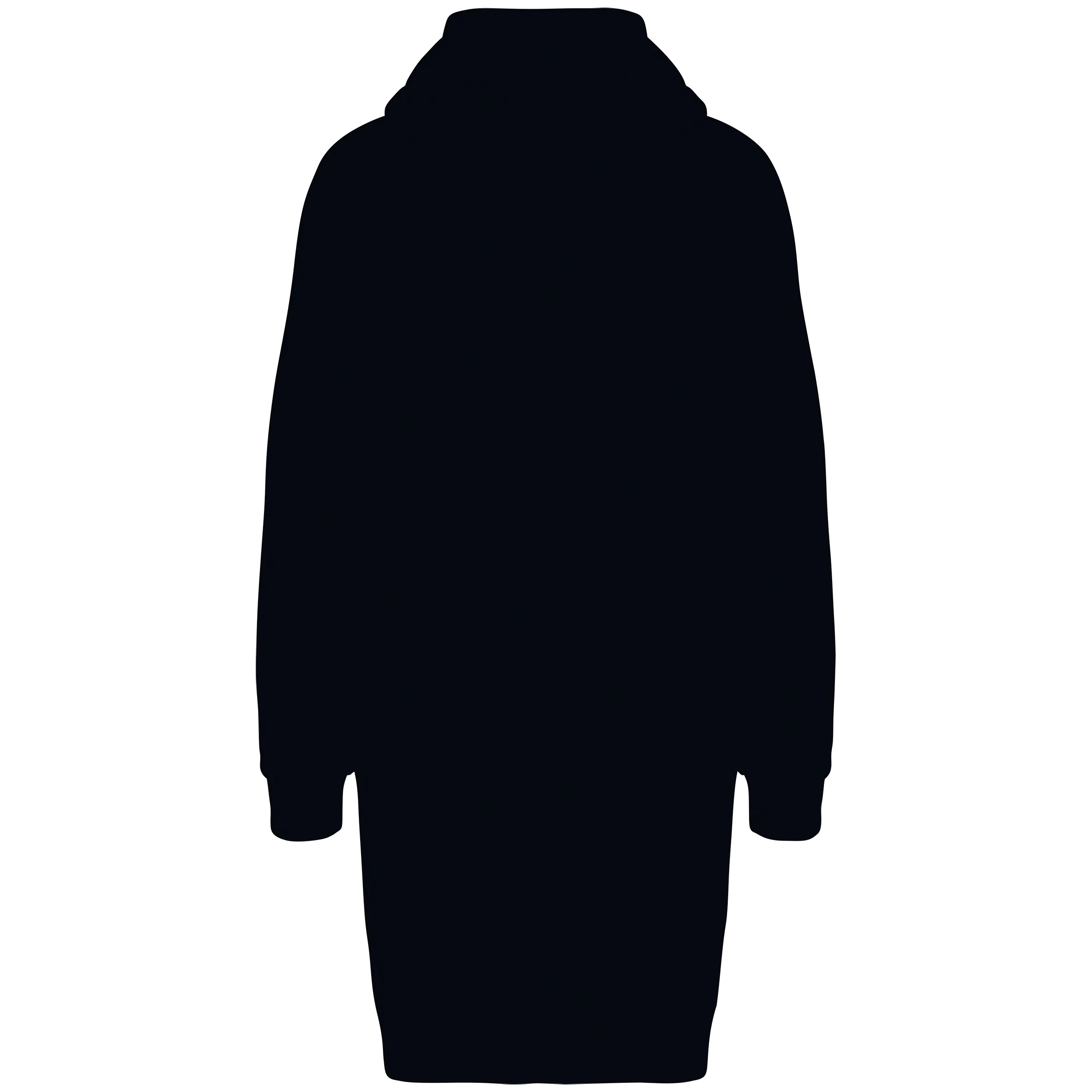 Vestido tipo sudadera ecorresponsable con capucha mujer