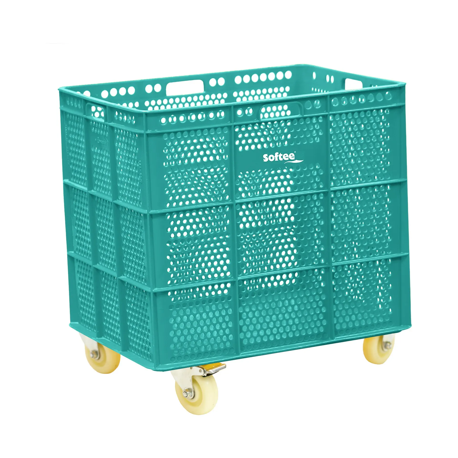 BANASTA CON RUEDAS INOX