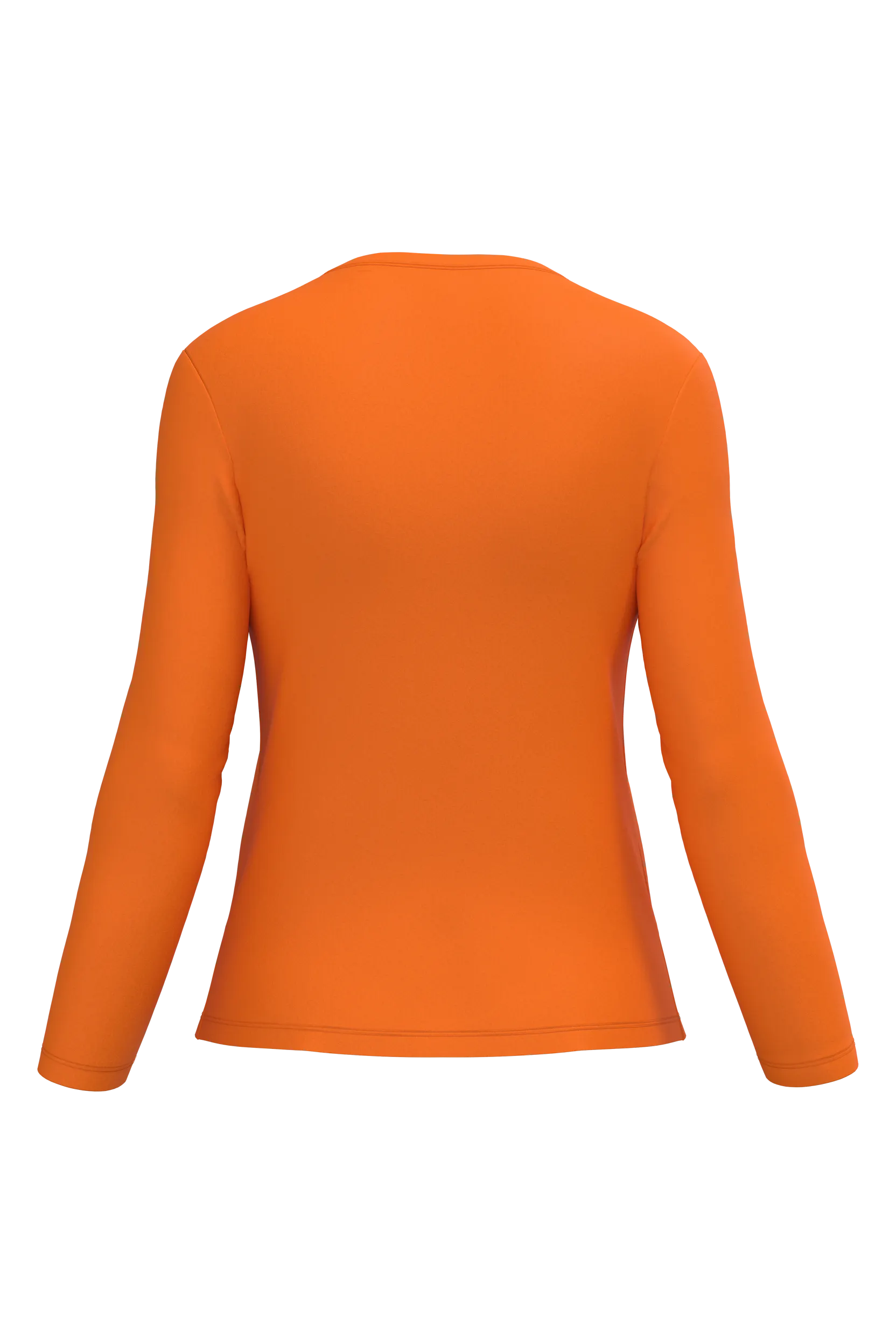 Camiseta manga larga y cuello redondo mujer