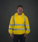 Sudadera cremallera y capucha